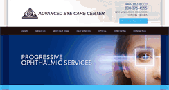 Desktop Screenshot of advancedeye.com